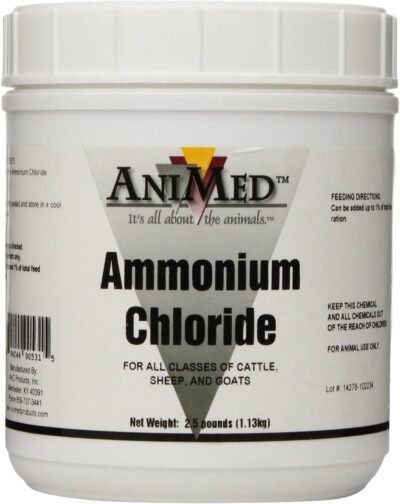 AniMed Powder 999-Percent Ammonium Chloride for Horses Dogs Cats Cows
