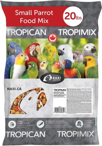 Tropimix Small Parrot Food Healthy Blend of Grains Legumes Fruits