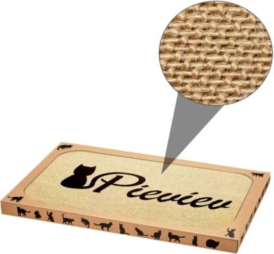 Pieviev Premium Cat Scratcher Cat Toys Sisal Cat Scratching Pad Extra
