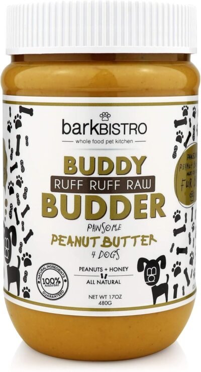 BUDDY BUDDER Bark Bistro Company Ruff Ruff Raw 100 Natural Dog Peanut