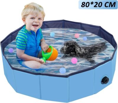 PVC Pet Foldable Swimming Pool Dogs Cats Bathing Tub Portable Bathtub