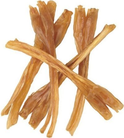 Pawstruck 7-9 Beef Tendon Chews for Dogs Natural Beef Strap Odorless