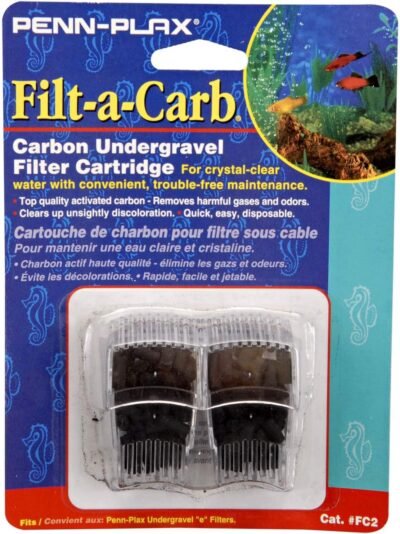 Penn-Plax Filt-a-Carb Replacement Activated Carbon Media Cartridges 2