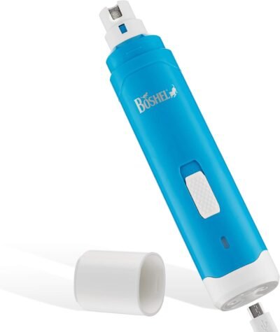 BOSHEL Dog Nail Grinder Upgraded 2-Speed Electric Pet Trimmer - Paw