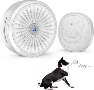 KISSIN Dog Door Bell with Wireless Touch Dog Bells for Potty Training