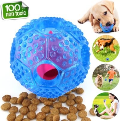 CHLEBEM Interactive Dog Toys Dog Chew Toys Ball for Small Medium Dogs