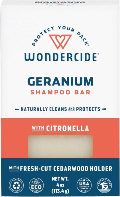 Wondercide Natural Pet Shampoo Bar for Dogs & Cats- Gentle