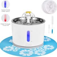 Cat Water Fountain Stainless Steel 81oz24L Intelligent Auto Power Off