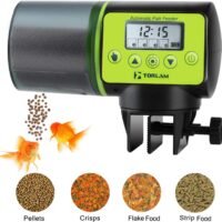 Torlam Auto Fish Feeder Moisture-Proof Electric Auto Fish
