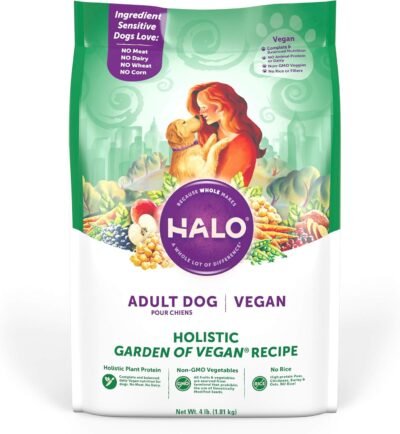Halo Vegan Dry Dog Food Adult Garden of Vegan Recipe