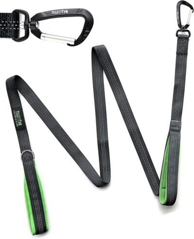 Mighty Paw Two Handle Dog Leash 6 Foot Double Leash with Traffic