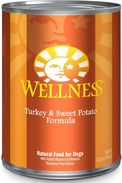 Wellness Complete Health Natural Wet Canned Dog Food Turkey & Sweet