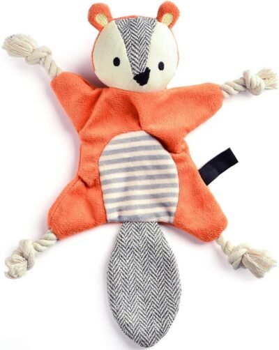Vitscan Stuffless Dog Toys for Puppy Crinkle Squeaky Dog Chew Toys