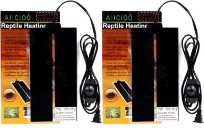 Reptile Heating Pad Terrarium Heater 7W - Non-Adhesive Removable