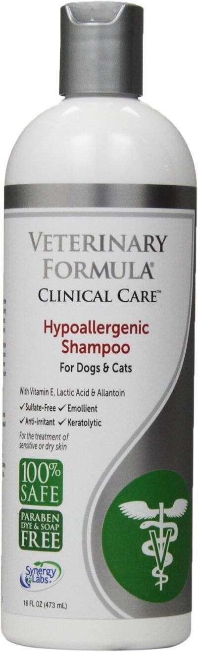 Veterinary Formula Clinical Care Hypoallergenic Shampoo for Dogs and