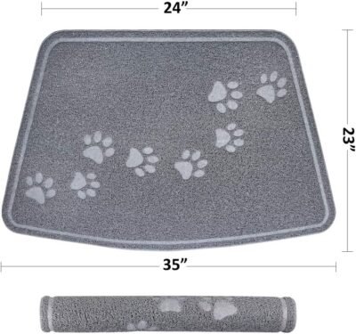 Stellaire Chern Pet Feeding Mat for Large Dogs and Cats 35' x 23'