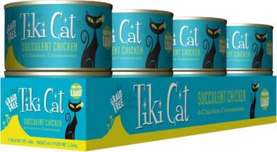 Tiki Cat Luau Grain-Free Low-Carbohydrate Wet Food with Poultry or