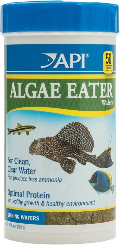 API ALGAE EATER WAFERS Formulated to help fish more readily use
