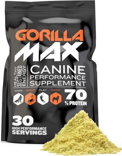 Gorilla Max Muscle Building Powder Supplement for Dogs for Puppies