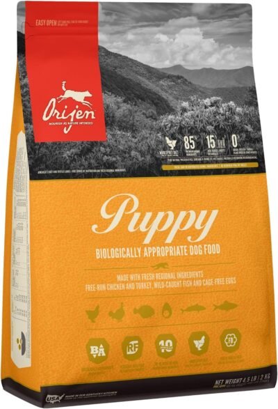 ORIJEN Puppy High-Protein Grain-Free Premium Quality Meat Dry Dog Food