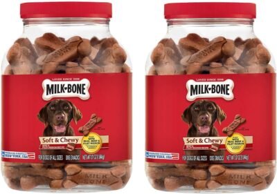 Milk-Bone Soft & Chewy Beef & Filet Mignon Recipe Dog Snacks 37 oz