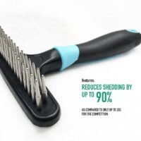 Dog rake deshedding dematting Brush Comb - Undercoat rake for Dogs