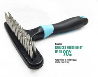 Dog rake deshedding dematting Brush Comb - Undercoat rake for Dogs