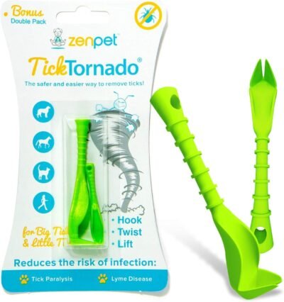 Tick Tornado ZenPet Tick Remover for Dogs & Cats & People - Value