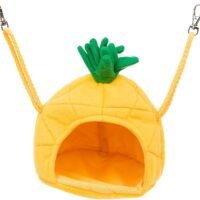 Multipet Medium Yellow Pineapple House Small Animal Hideaway 55' L X