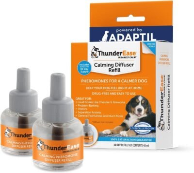 ThunderEase Dog Calming Pheromone Diffuser Refill Powered by ADAPTIL