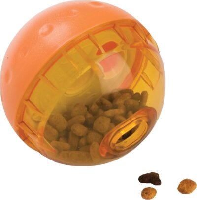 OurPets IQ Treat Ball Interactive Dog Toys Slow Feeder Dog Puzzle