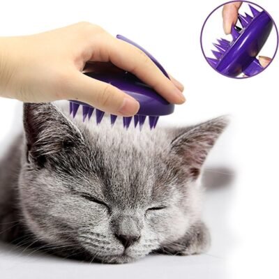 CELEMOON Ultra-Soft Silicone Washable Cat Grooming Shedding