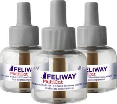Feliway MultiCat Calming Diffuser Refill 3 pack 48 ml Vet Recommended