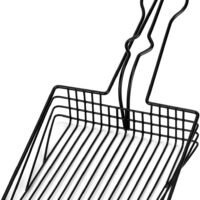 BasicForm Cat Litter Scoop - Durable Coated Metal Litter Scooper Wire