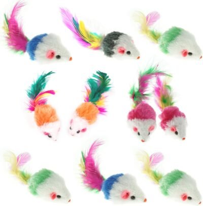 Aftermarket Furry Pet Cat Toys Mice Cat Toy Mouse Pet Toys for Cats