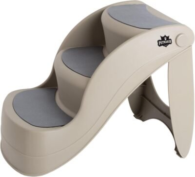 PETMAKER 145' Nonslip Foldable Pet Steps - 3 Steps