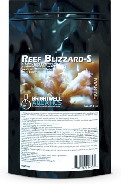 Brightwell Aquatics Reef Blizzard-S - Powdered Planktonic Blend for