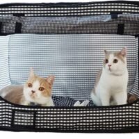 Necoichi Portable Stress Free Cat Cage Always Ready to go