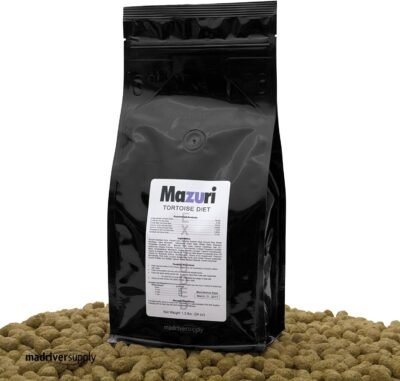 15 lbs Mazuri Tortoise DietFeedFood An Extruded 12' x 34' Length