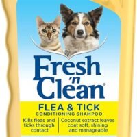 Fresh'n Clean Flea and Tick Small Pet Conditioning Shampoo 18-Ounce