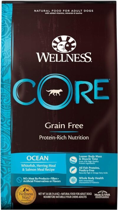 Wellness CORE 88414 Core Natural Grain-Free Dry Dog Food Ocean