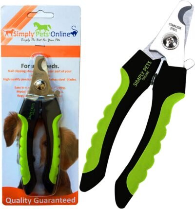 Simply Pets Online Dog Nail Clippers - Stainless Steel Claw Cutters