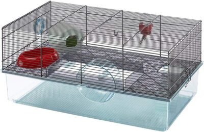 Favola Hamster Cage Includes Free Water Bottle Exercise Wheel Food