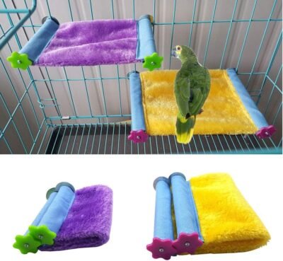 Winter Warm Bird Nest House Bed Hammock Toy for Pet Parrot Parakeet