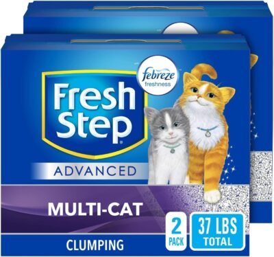 Fresh Step Multi-Cat with Febreze Freshness Clumping Cat Litter