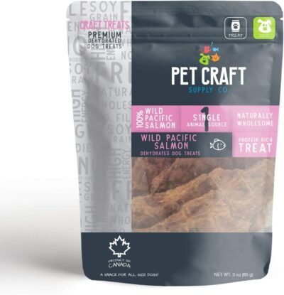 Pet Craft Supply Dehydrated Pure Wild Pacific Salmon Natural Dog