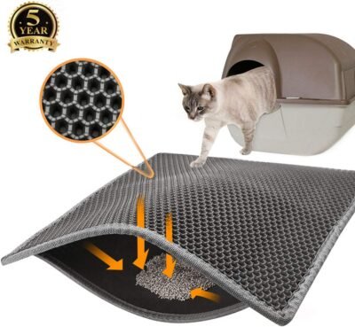 Topcovos Covos Cat Litter Mat Double Layer Honeycomb Waterproof