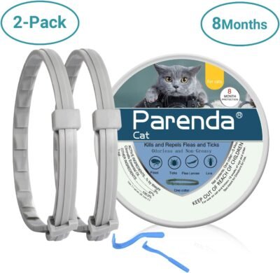 Cat Flea and Tick Collar8 Month Flea and Tick Treatment and
