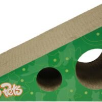 GoPets Premium Cat Scratcher Wedge Shaped Corrugated Cardboard is