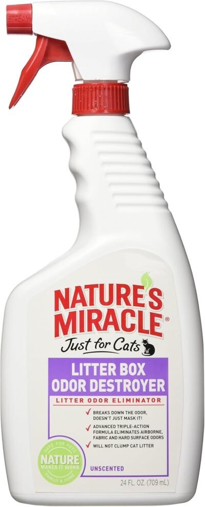 Nature's Miracle Just for Cats Litter Box Odor Destroyer Unscented